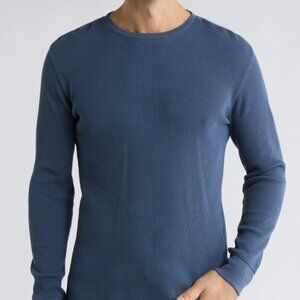 Vince Pima Cotton-Blend Thermal Long-Sleeve Henley Mens XS